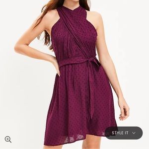 LOFT - Crossover Halter Dress - NWT - Size 6